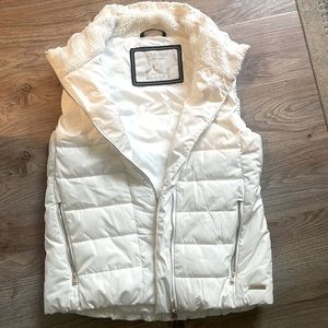 Calvin Klein White Down Puffer Vest - Women’s